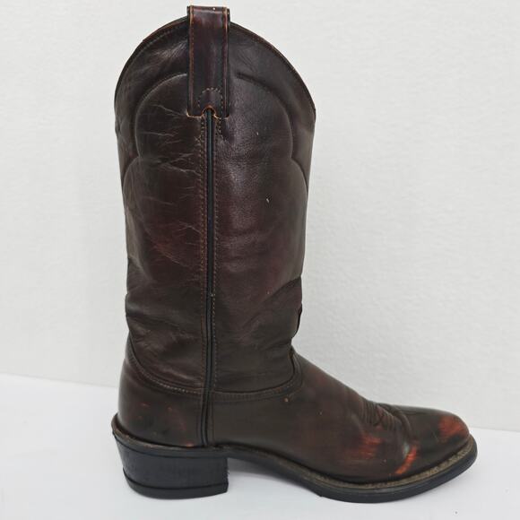 Vintage Men\'s Western Cowboy Boots Brown 10 main image 8